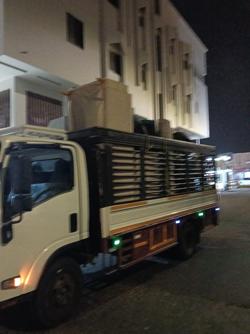 Actual MD Ashraful moving truck loaded for a furniture move